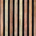 30 Pcs Faux Wood Slat Peel and Stick Wallpaper Tiles, 11.8"x11.8" Ultralight PVC Self-Adhesive Wallpaper Decals Wall Decor for Bedroom, Bathroom, Kitchen Backsplash, Farmhouse Interior