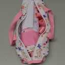 Reborn Baby Dolls Crib, Babys Doll Bed for 18 Inch Baby Dolls, Removable Babys Doll Playpen Toy Crib, Reborn Baby Doll Accessories with Storage Bag, Toy Gift for Kids Ages 3+