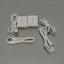 2-Pack 40W Fast Charger,2 Pack USB-C and 2 Pack Type C-C Fast Charging Cable,4-Port PD Power Adapter for iPhone 17/Pro/Pro Max/17 Air/ 16 Series/15 Series,iPad,AirPods,Watch,Samsung and More