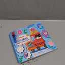 JoyCat Alphabet Water Coloring Book for Toddlers 3-5, Reusable 14 Activity Pages with Water Pen for No-Mess Drawing, Preschool Alphabet Learning Letter Tracing Toys, Toddler Boys Girls