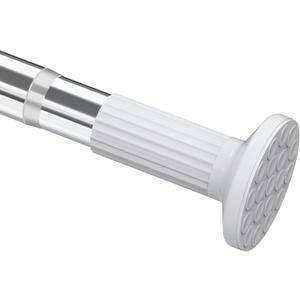 Umimile Tension Curtain Rod, 51-126 inch Adjustable Spring Shower Tension Curtain Rod, Stainless Steel Closet Rod for Windows or Shower, No Drilling, No Rust, Easy to Install