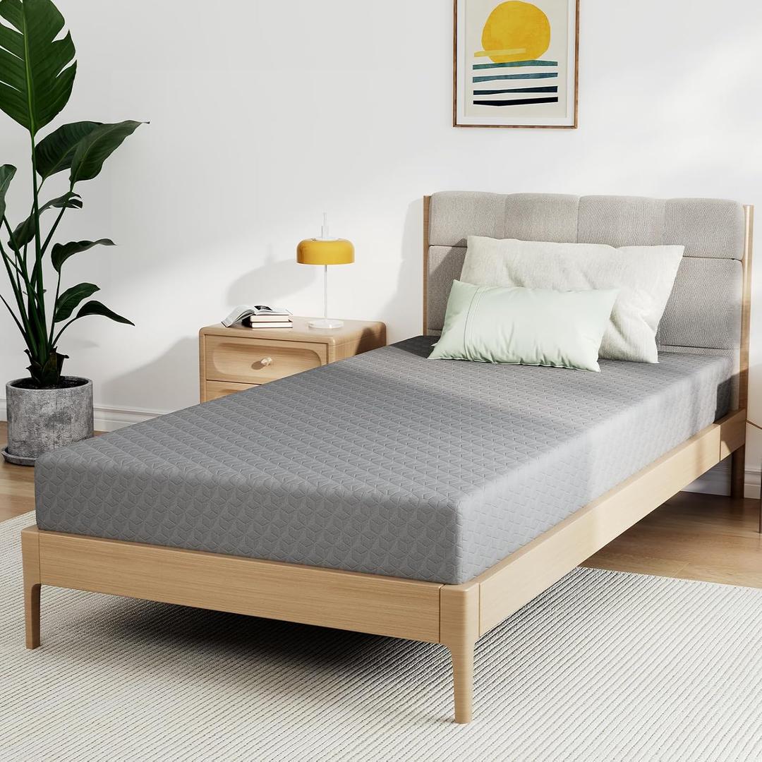 Novilla Full Size Mattress, 5 Inch Mattress Full Size Memory Foam with Gel-Infused & Airflow Wave-Cut Foam for Cool Touch & Pressure Relieving Mattresses in a Box CertiPUR-US Certified