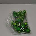 8 Pcs Lime Green Christmas Tree Picks 7.87 Inch Christmas Balls Ornaments Xmas Hanging Peppermint Decorations for Xmas Tree Topper DIY Wreath Holiday Floral Vase Filler Crafts Home Decor