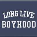 Long Live Boyhood Banner, Toddler Boy Room Decor & Linen Wall Hanging Canvas Banner Flag, Boho Nursery Playroom Toddler & Boy’s Kids Room Decoration - D07