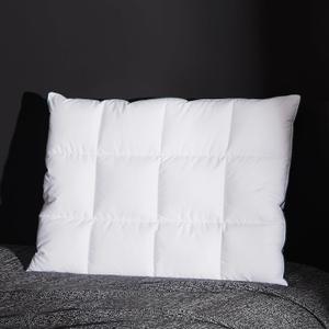 Three Geese Ultra Thin Flat Goose Down Feather Pillows for Sleeping Standard Size, 3" Height, 100% Cotton Cover, Ultra Slim Hotel Collection Bed Pillow for Stomach, Back Sleeper, 18x26 in. (White)