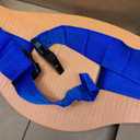 EVA Swimming Floatation Exercise Belt, Adjustable Swim Training Equipment Belt Outdoor Swim Training Tools for Adult and Kids (Size M - Orange - 1PC)
