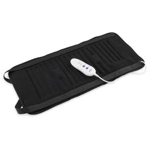 Conair Comfort Vibrating Heating Pad for Back Pain Relief, Heating Pad for Neck and Shoulder, Large Size 12 inch x 23.5 inch, 3 Heat Settings w/ Auto Off, Black