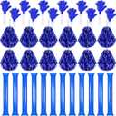 Sosation 36 Pcs Mexico Party Supplies Team Spirit Soccer Accessories Cheerleading Pom Poms Hand Clappers Party Favors and Thunder Sticks Noise Makers for Sporting Events