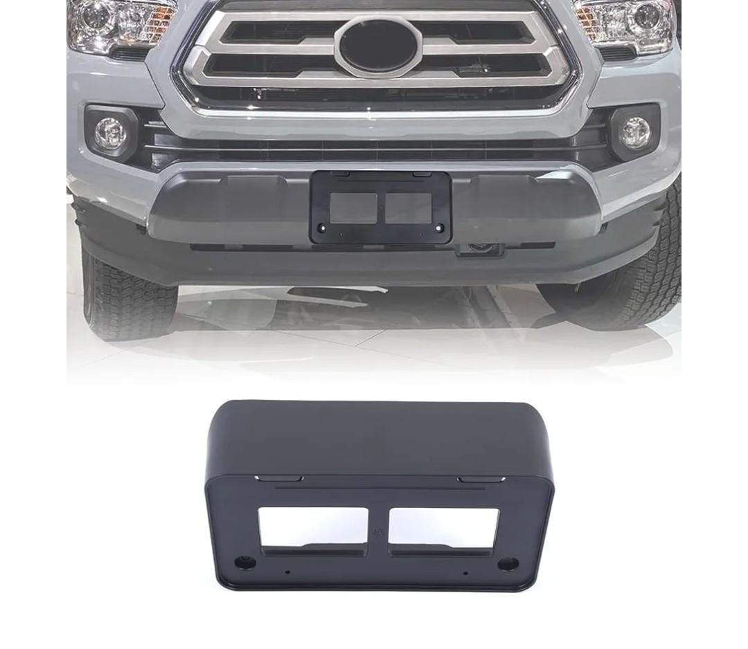 Front Bumper License Plate Mounting Bracket Frame Holder Compatible with Toyota Tacoma 2016-2022, Replacement for TO1068134 | 615343567662, 7510104010 Accessories