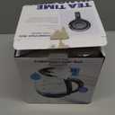 Chefman 1L Electric Tea Kettle with LED Lights, Automatic Shut Off, Removable Lid, Boil-Dry Protection, Hot Water Electric Kettle Water Boiler, Electric Kettles for Boiling Water