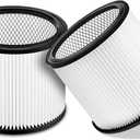 90304 Replacement Filter Compatible with Shop-Vac Shop Vac 90304, 90350, 90333,903-04-00, 9030400,fits most 5 Gallon and above Wet/Dry Vacuum Cleaners (2 Pack)