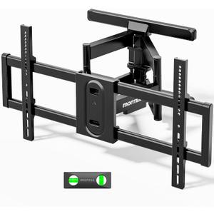 monTEK Full Motion TV Wall Mount for 4395 Inch TVs, Pre-Assembled TV Mount with Tool-Free Tilt, Swivel, Extension, Max VESA 800 x 400mm and 132 lbs, 16/18 Wood Studs (Full Motion 4395 Inch (VESA 800x400mm))