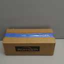 Partsam 1Pcs Radius-Style 14" Front Air Cleaner Light Bar with 3Pcs Glass Watermelon Lights, Stainless Steel Bracket, Compatible with Peterbilt Kenworth Freightliner Trucks, Amber Lens