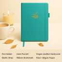 2 x 91-Day Self-Care Journal for Women & Men  Guided Wellness & Gratitude Planner with Mood Tracker, Daily Reflections, and Mental Health Journal for Personal Growth (Turquoise)