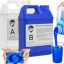 BBDINO Silicone Mold Making Kit 30A, Mold-Making Silicon Rubber 1 Gallon/10 Lbs/160 Oz Liquid Silicon for Molds Making, 1:1 by Volume, Ideal for Silicone, Resins, Soap, Concrete, Wax Molding