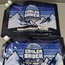 Cooler Shock Reusable Ice Packs for Cooler - Long Lasting Cold Freezer Packs for Coolers and Lunch Boxes - Cooler Ice Packs for Camping Gear, Fishing, Road Trips, Beach Must Haves