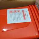 Hushee 3 Pack 6 Gallon Sharps Container with Lid, Large Sharps Disposal Container with Locking Sliding Lid for Home or Laboratory, Side Handles