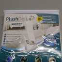 PlushDeluxe King Size Premium Mattress Encasement - Zippered Waterproof, Bedbug Proof Design, 6-Sided Protection - Hypoallergenic Cotton Terry Fabric 9-12" Depth