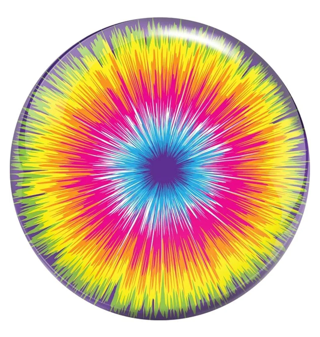 Bowlerstore Products Brunswick Tie-Dye Burst Viz-A-Ball PRE-DRILLED Bowling Ball 8lb