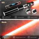 XRGB V3 Smooth Swing Light Saber, Upgrade Motion Control Light Sabers,16 Sound Fonts with Infinite Color Changing, Light Saber for Adults,Metal Hilt Rechargeable DV5, 92cm/36in