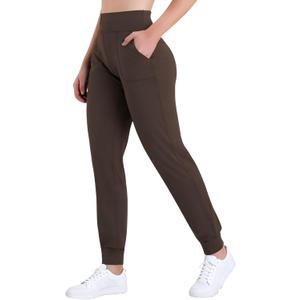 Sunzel Lightweight Soft Joggers for Women with Pockets, High Waisted Sweatpants Hiking Yoga Pants for Workout Lounge Running (L)