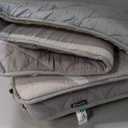 Quilted Foam Mattress Topper Pad, Non-Slip Super Soft Comfortable 75"x30", Cool Sleeping Pad for Camp Cot/RV Bunk/Narrow Twin Beds (Grey)