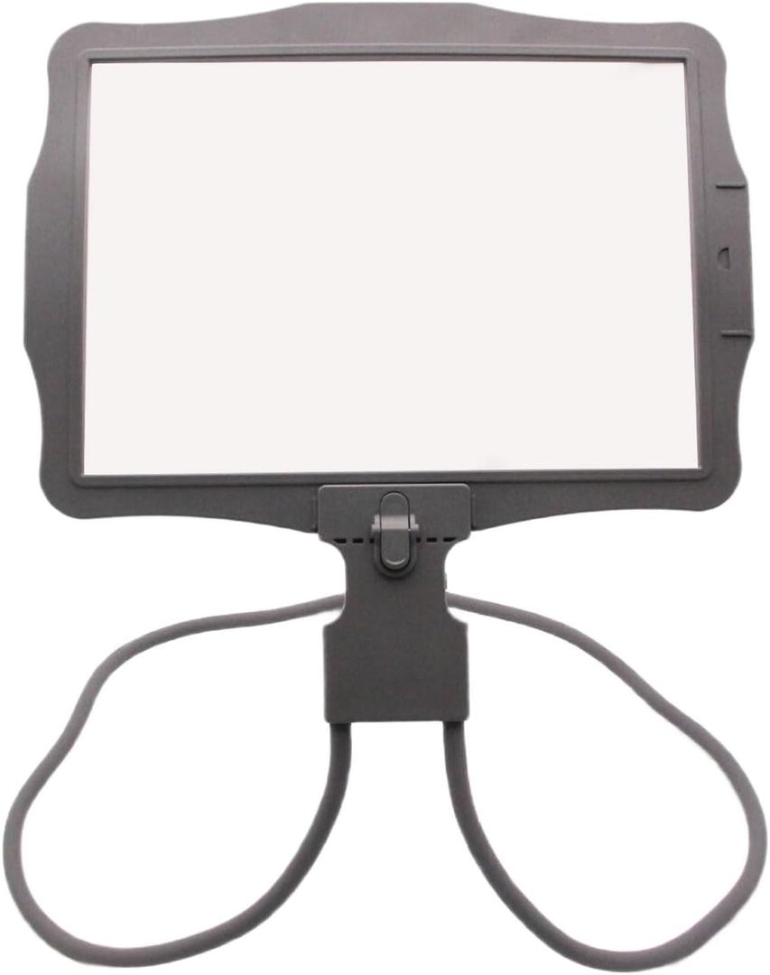 48 LED Hands frees Neck Hanging Magnifier Rechargeable with Adjustable Brightness ABS Magnifier for Reading & Crafting