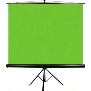 EMART 79 x 71in Green Screen Stand, Professional Chromakey Background with Auto-Locking Frame, Collapsible Portable Backdrop with Adjustable Tripod, Fast Fold Designed for Photography, Stream, Video