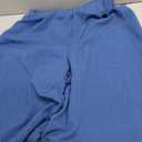 Women‘s Mid Rise Wide Leg Pants with Elastic Waist - Casual Pleated Front Palazzo Trousers No-Pocket Pull On Design S