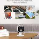 winees Security Cameras Outdoor, Wired 2K Wi-Fi Cameras for Home Security, 2.4G Indoor Camera, Human/Pet AI Detection, Color Night Vision, 2-Way Audio, Support Cloud/128G SD Card Storage