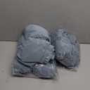 Moukeren 100 Pcs Spandex Chair Sashes Bows Bands Slider Sashes for Chair Covers Elastic Ties Ribbon Decorations for Wedding Party Events Ceremony Birthday Banquet (Dusty Blue)