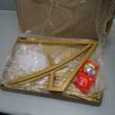 Wokceer Round Backdrop Stand 6FT Circle Balloon Arch Frame Circle Backdrop Stand Gold Round Arch for Wedding Birthday Party Bridal Shower Anniversary Event Ceremony Decoration