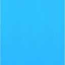 Blue 18-ft Round Standard Gauge Overlap Liner - 48/54-in