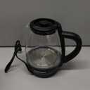 Chefman 1.7-Liter Electric Tea Kettle w/ Borosilicate Glass and Automatic Shutoff - Black