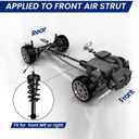 Front Air Strut Suspension Replacement for 2015-2020 Cadillac Escalade/Chevrolet Tahoe/GMC Yukon, 2015-2019 Escalade ESV/Chevrolet Suburban/Yukon XL, 84176631, 84061228