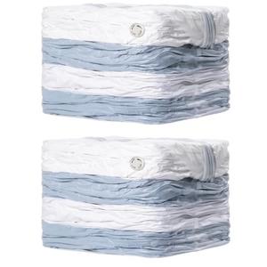 TAILI 2 Pack Vacuum Storage Bags, Jumbo Cube (31x40x15 Inch), Extra Large Vacuum Seal Bags for Comforters, Blankets, Bedding, Clothes, Closet Organization Space Saving, Clear