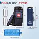 Electric Insulin Cooler Travel Case with Smart Cooling Control, TSA Approved, Holds 37 Pens, Real-Time Temperature Display, Portable Medication Cooler for Travel & Road Trips