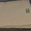 Scalloped Felt Bulletin Board 36 x 24 Inches Foldable Beige Pin Cork Board Alternative for Wall, 3' x 2' Trifold Picture Vision Self Adhesive Bulletin Decorative