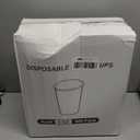 Clawsoff 400 Pack 8 oz Paper Cups, Brown Kraft Disposable Paper Coffee Cups, Unbleached Paper Cups for Hot/Cold Beverage Party, Picnic, Travel, and Events.