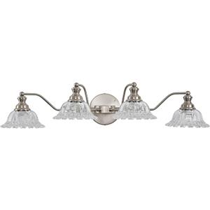 XIEDUN Brushed Nickel 4 Light Vanity Light