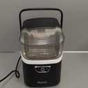 Nugget Ice Maker with Handle, 40lbs/Day Countertop Ice Maker Ready in 5 Mins, Soft Sonic Ice, Auto-Cleaning Ice Makers Portable Ice Machine for Home Kitchen Office Party & Large Families