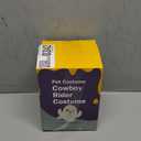 Pet Dog Costume Funny Cowboy Clothes Dogs Outfit Knight Clothes with Doll and Hat for Halloween Cosplay Party (L)