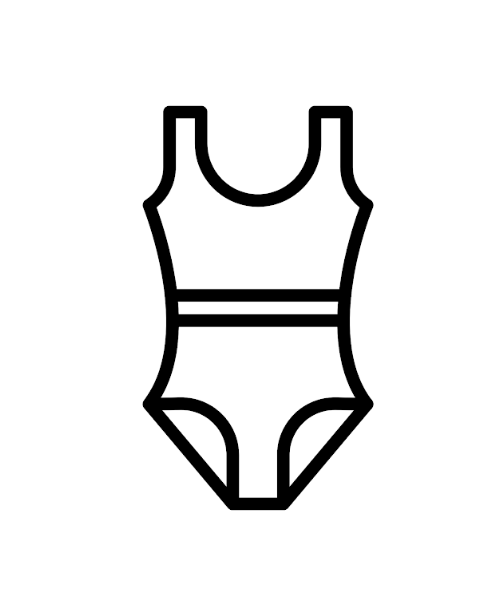 Women Swimsuit Pink, Size L