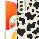 Case Compatible with Samsung Galaxy A14 5G, Cute Pretty Print Protective Silicone Case for Girls Women, Ultra-Thin Shockproof Soft Girly Phone Cover for Samsung A14 - Cow Print