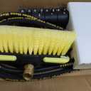 24 FT Gutter Cleaning Tools from The Ground - Telescoping Pressure Washer Wand - Gutter Cleaner Attachment with Power Washer Extension Wands, Brush, 7 Spray Nozzle Tips, 3 Hose Adapters, Support Belt, 24FT-HSE