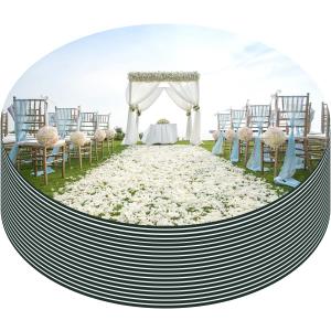 17 Pack Acrylic Round Mirrors for Table Centerpieces Circle Mirror Plates Non Glass Round Mirror Sheet Crystal Candle Trays for Home Wall Decor Wedding Christmas Table Centerpiece (10inch/25cm)