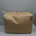 Wimarsbon Storage Ottoman, Modern Round Footrest with Soft Padded Seat, Teddy Velvet Footstool with Wood Legs, Accent Small Table or Plant Stand for Hallway, Living Room (Blue)