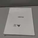 Gueevin 2 Pads 100 Sheets 8.5 x 11 Inch Transparent Sticky Notes, Extra Large Clear Self Sticky Notes, Waterproof Jumbo Translucent Paper, Office Supply