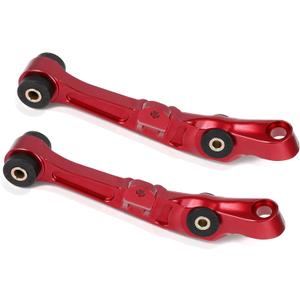 SCITOO Adjustable Front Lower Control Arms fit for Infiniti G35 RWD 2003-2007 for Nissan 350Z 2003-2007 for Improved Suspension Performance - Red Set of 2