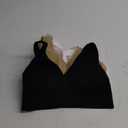 Vermilion Bird Women's 3 Pack Seamless Comfortable Sports Bra with Removable Pads (X-Large, Black &White &Nude)